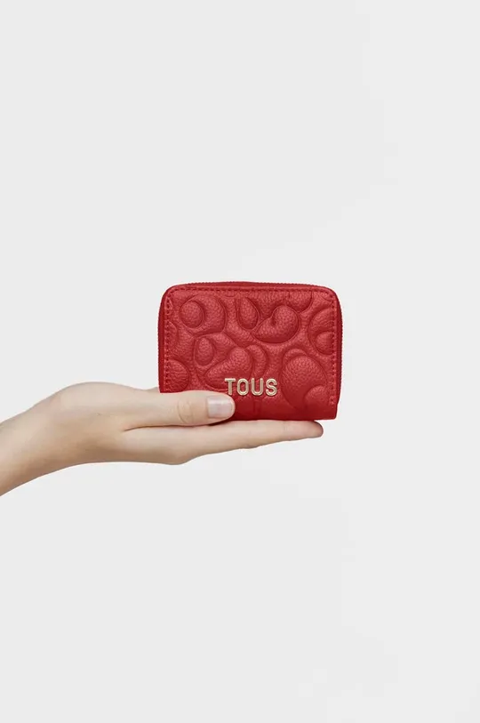 červená Kožená peňaženka Tous