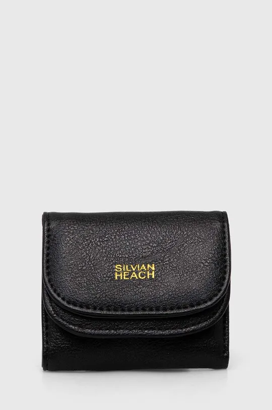 чорний Шкіряний гаманець Silvian Heach Жіночий