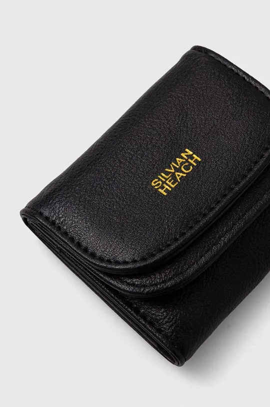 čierna Kožená peňaženka Silvian Heach