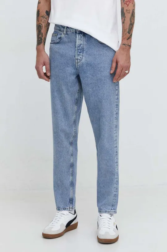 blu Solid jeans Uomo
