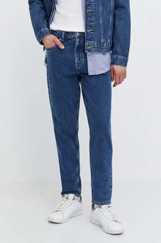 blu Solid jeans Uomo