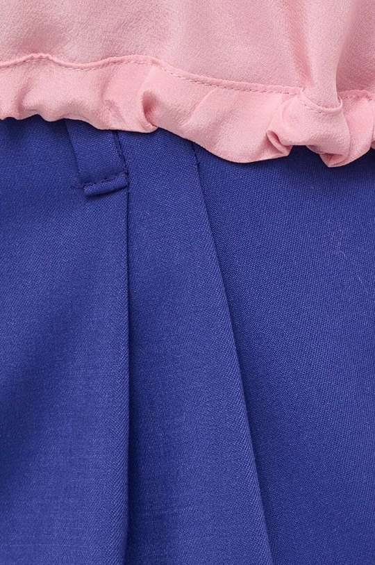 blu Liviana Conti pantaloni in misto lana