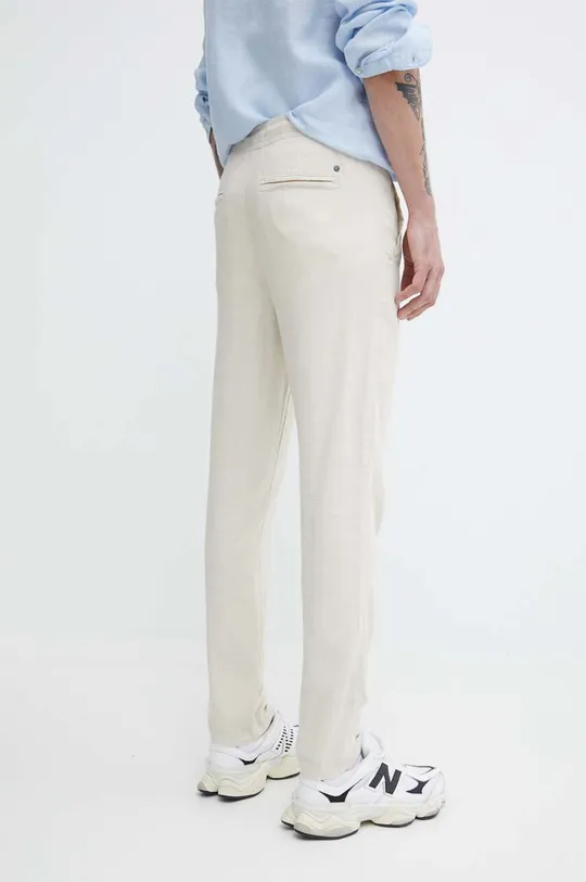 Solid pantaloni in lino 58% Lino, 42% Viscosa