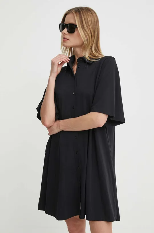 μαύρο Βαμβακερό φόρεμα Bomboogie