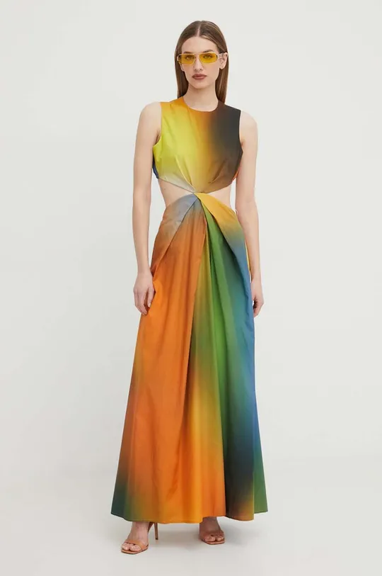Βαμβακερό φόρεμα Silvian Heach πολύχρωμο