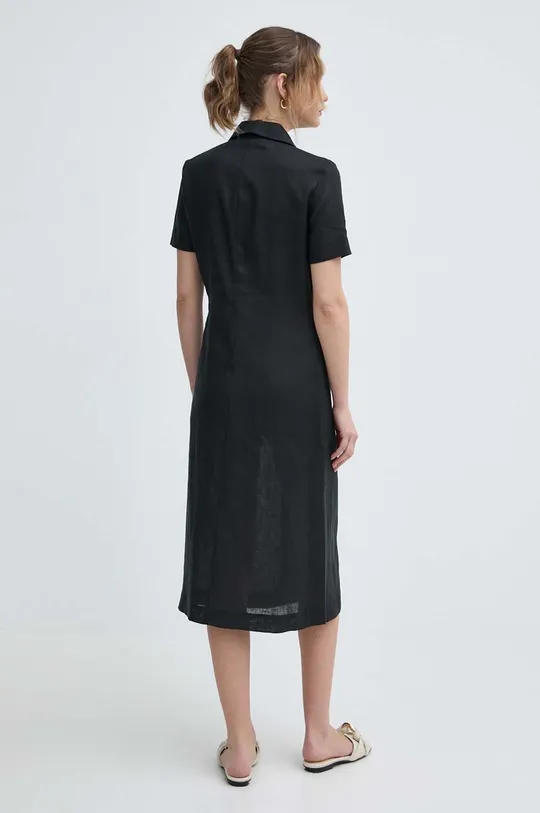 Liviana Conti vestito di lino nero