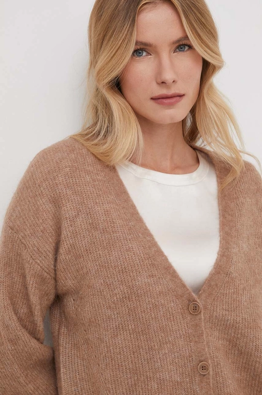 Mos Mosh cardigan in lana beige