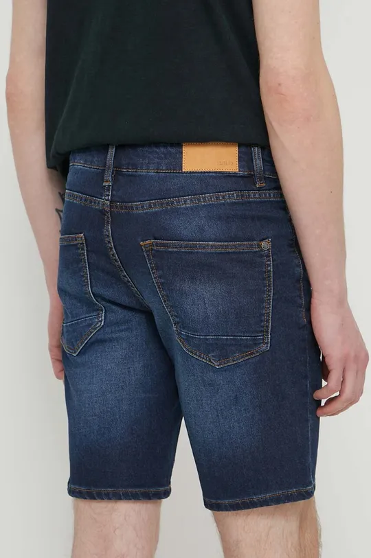 Solid pantaloncini di jeans 80% Cotone, 18% Poliestere, 2% Elastam