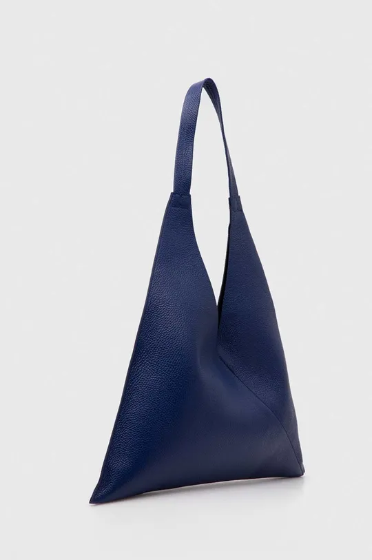 Δερμάτινη τσάντα Liviana Conti μπλε