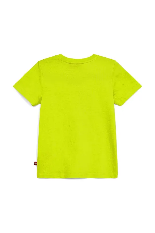 Lego t-shirt bawełniany dziecięcy żółty
