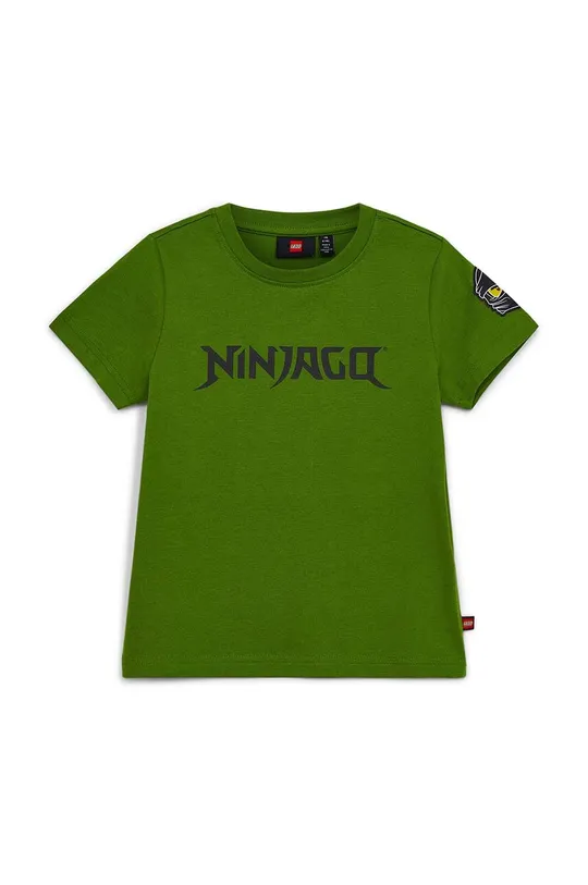 zelená Detské bavlnené tričko Lego Chlapčenský