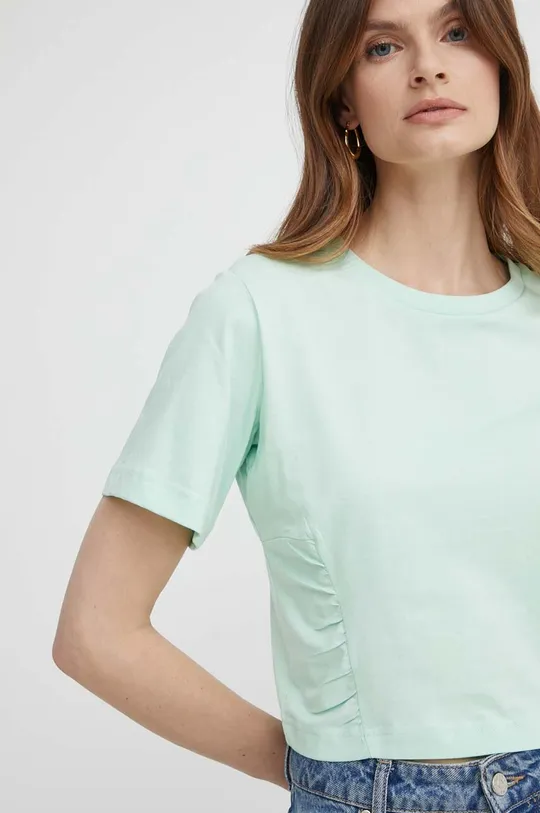 zelená Bavlnené tričko Silvian Heach