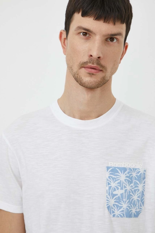 bianco Bomboogie t-shirt in cotone Uomo