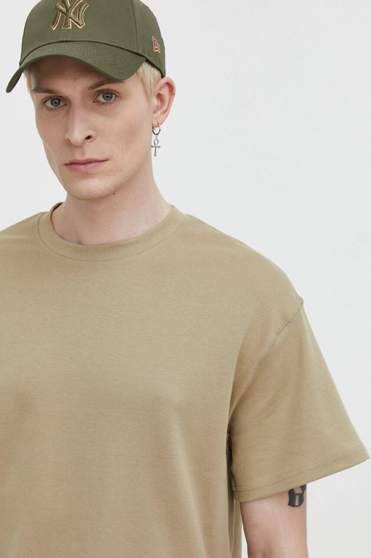 verde Solid t-shirt in cotone