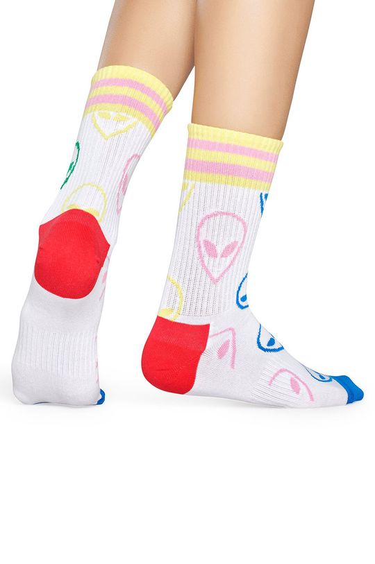 Happy Socks - Ponožky biela