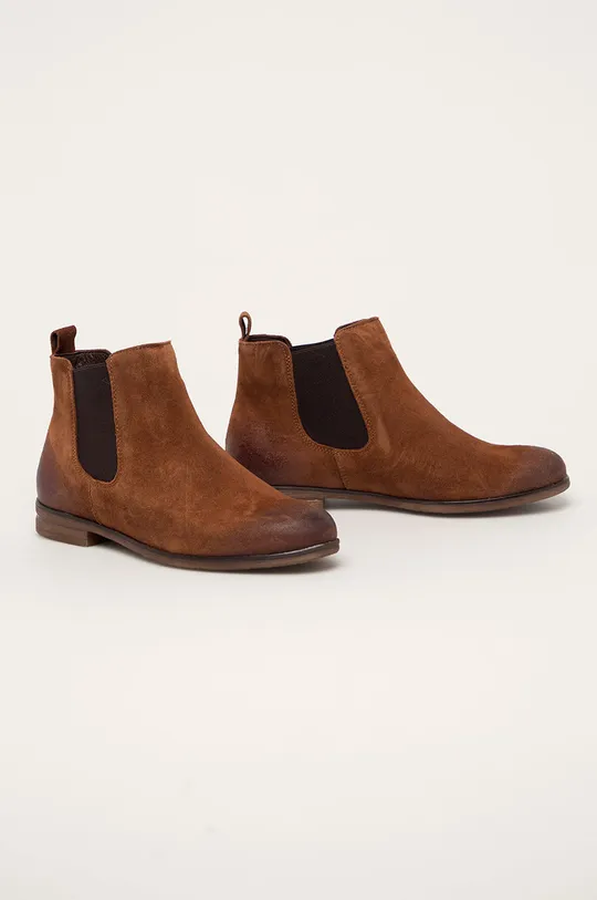 Wojas - Кожаные ботинки коричневый