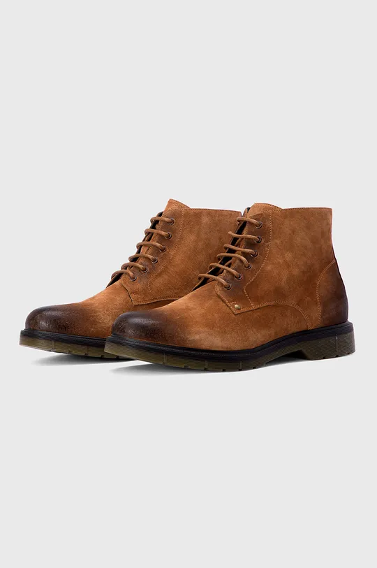 Kazar Studio - Кожаные ботинки коричневый