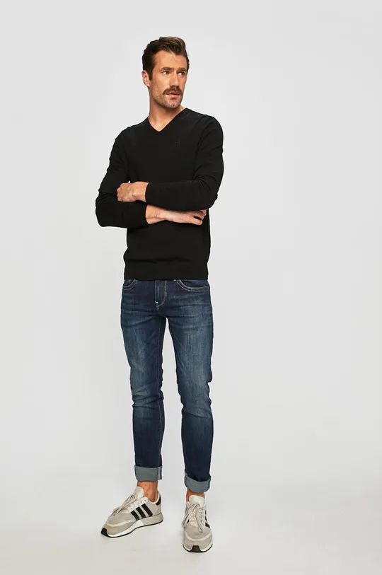 Trussardi Jeans - Sweter czarny