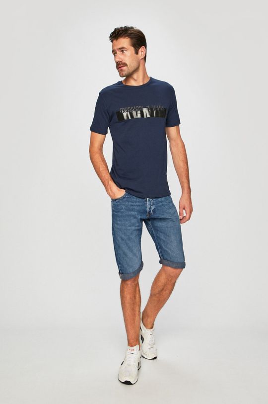 Trussardi Jeans - Tričko námořnická modř