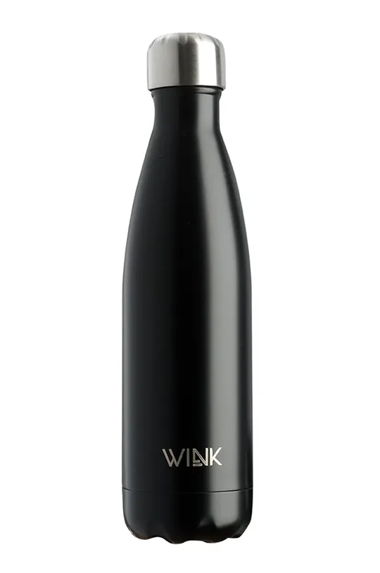 čierna Wink Bottle - Termo fľaša BLACK 500 Unisex