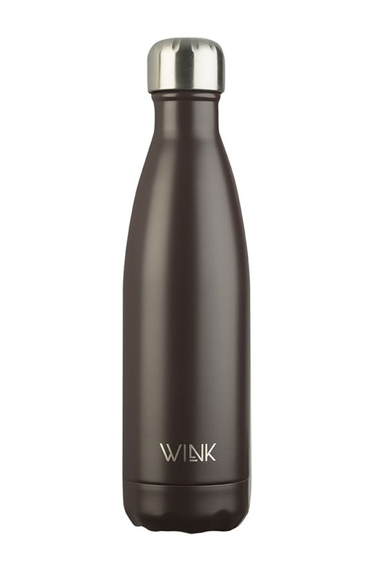 ciemny brązowy Wink Bottle - Butelka termiczna BROWN Unisex