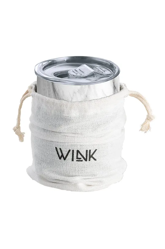 Wink Bottle - Termosz bögre TUMBLER BIANCO szürke