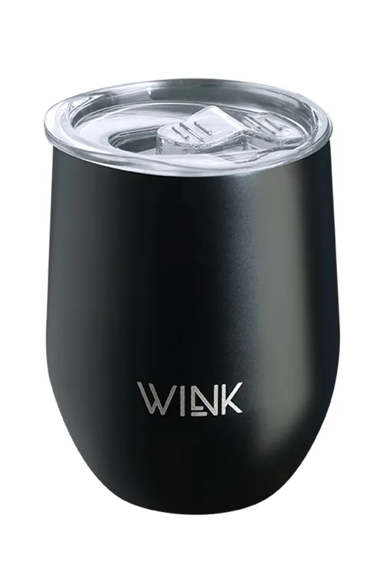 čierna Wink Bottle - Termo hrnček TUMBLER BLACK Unisex
