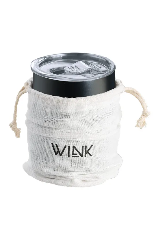 Wink Bottle - Θερμική κούπα TUMBLER BLACK μαύρο