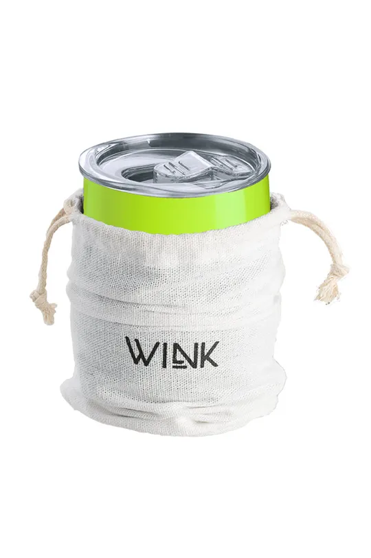 Wink Bottle - Θερμική κούπα TUMBLER LIME πράσινο