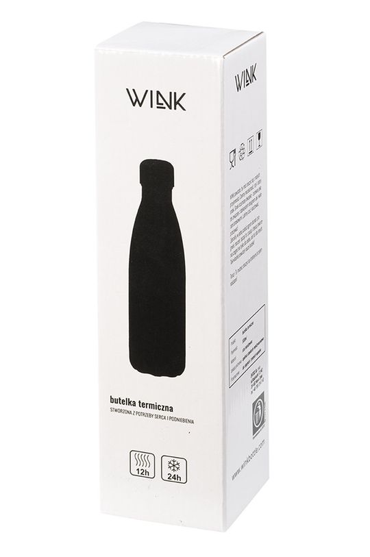 Wink Bottle - Butelka termiczna WHITE MATTE Stal nierdzewna
