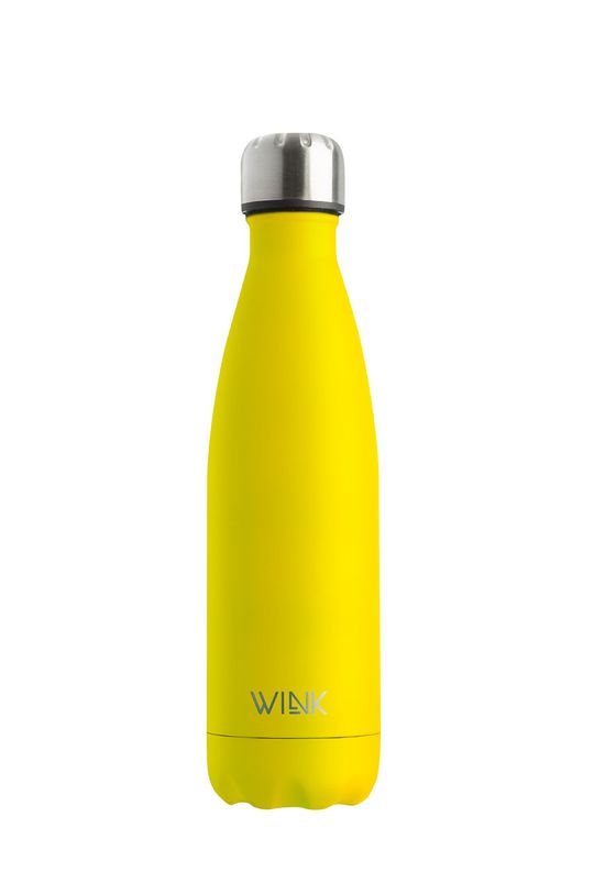 żółty Wink Bottle - Butelka termiczna YELLOW Unisex