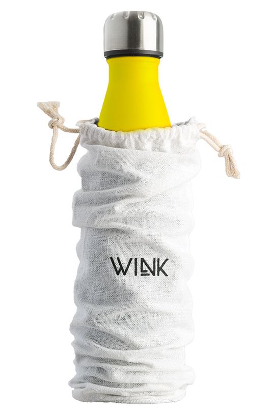 Wink Bottle - Butelka termiczna YELLOW żółty