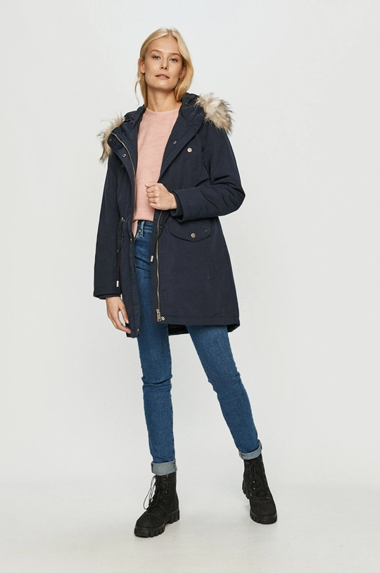 Cross Jeans - Parka granatowy