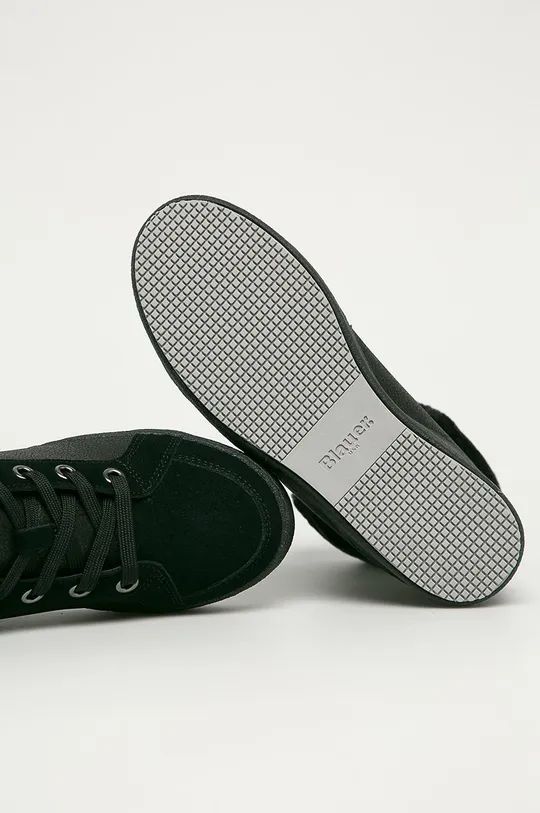 čierna Blauer - Kožené členkové topánky