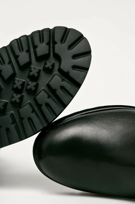 μαύρο Wojas - Δερμάτινες μπότες Τσέλσι