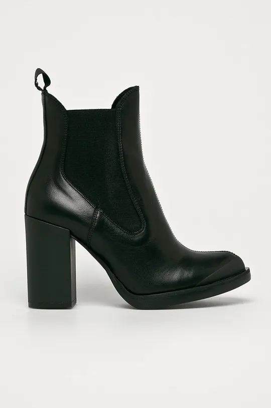 μαύρο Wojas - Δερμάτινες μπότες Τσέλσι Γυναικεία