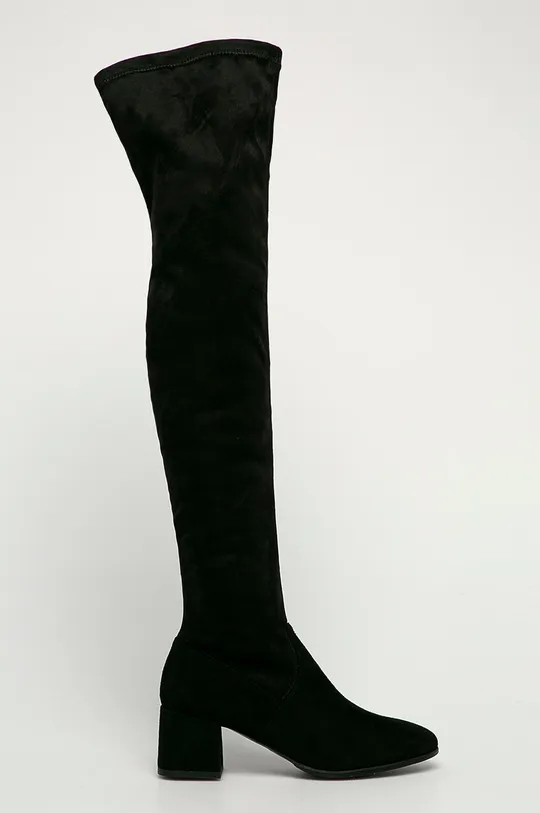 μαύρο Wojas - Μπότες σούετ Γυναικεία