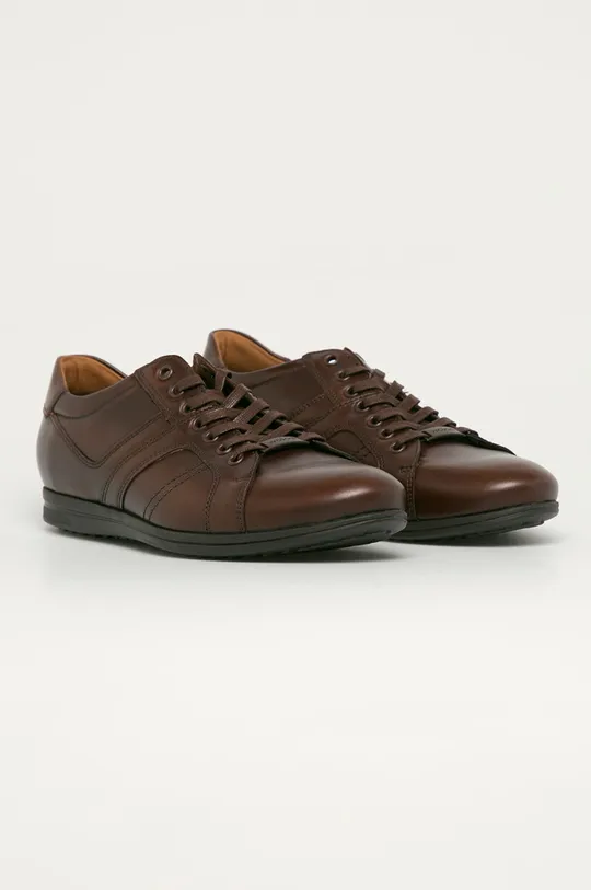 Wojas - Шкіряні туфлі коричневий