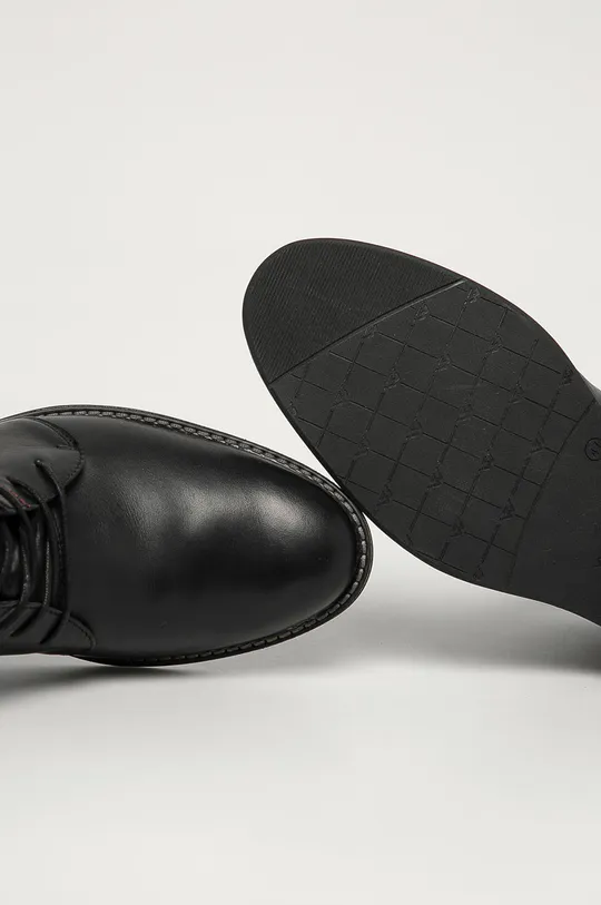 čierna Wojas - Kožené topánky