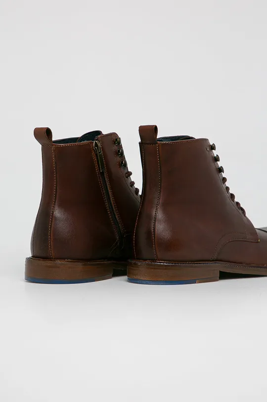 Wojas - Кожаные ботинки  Голенище: Натуральная кожа Внутренняя часть: Текстильный материал Подошва: Синтетический материал