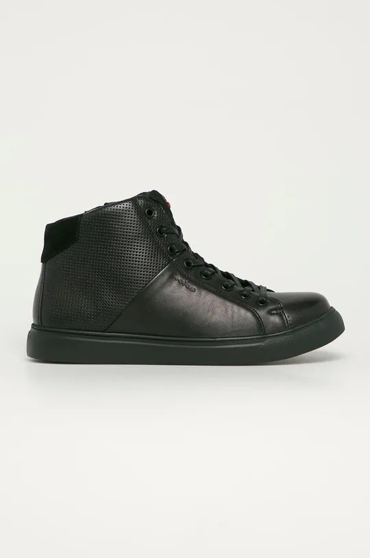 čierna Wojas - Kožená obuv Pánsky