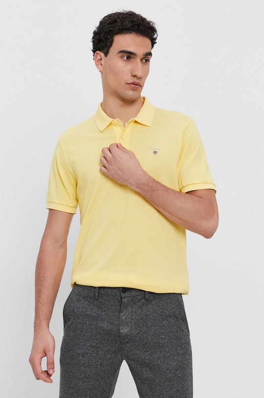 żółty Gant Polo 2201 Męski