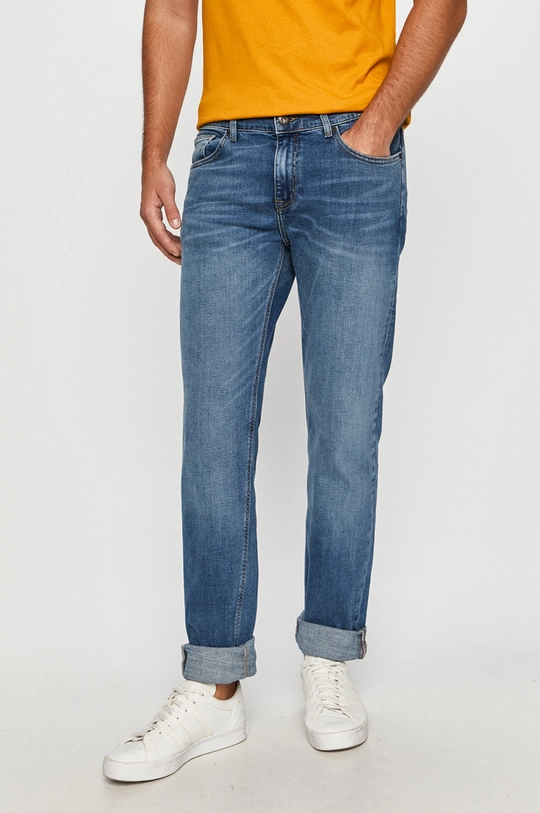 niebieski Cross Jeans - Jeansy Jack Męski