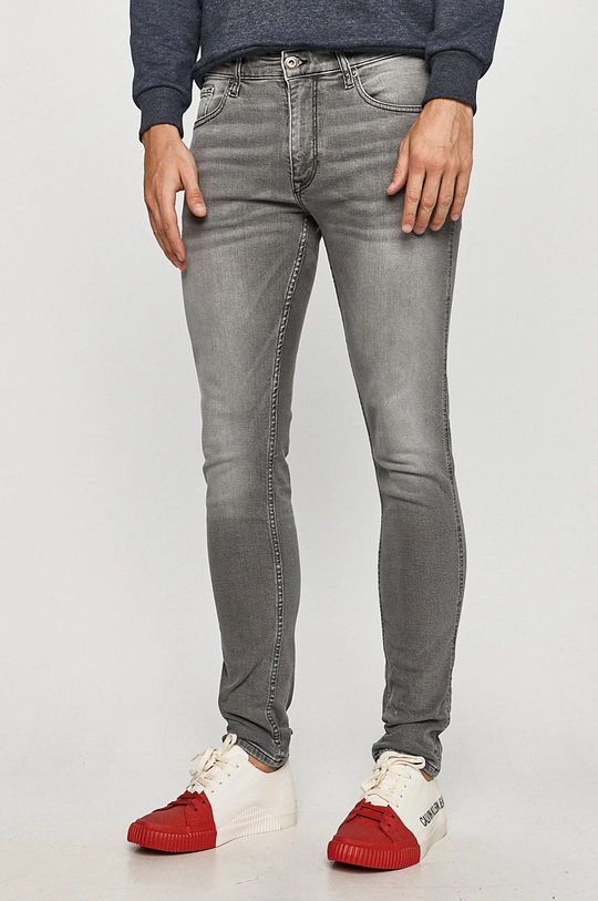 szary Cross Jeans - Jeansy Blake Męski