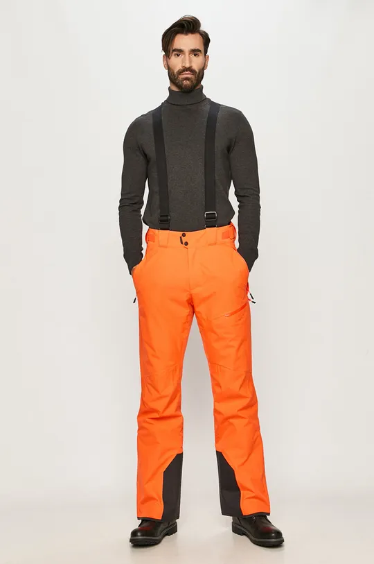 Jack Wolfskin - Spodnie snowboardowe pomarańczowy