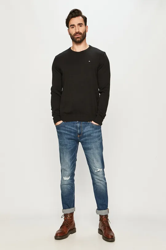 Cross Jeans - Sweter czarny