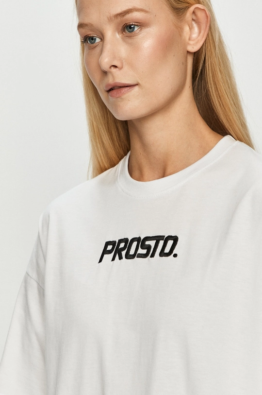 fehér Prosto - T-shirt