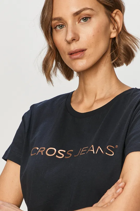 tmavomodrá Cross Jeans - Tričko
