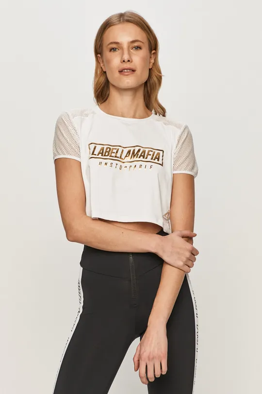 biały LaBellaMafia - T-shirt Damski