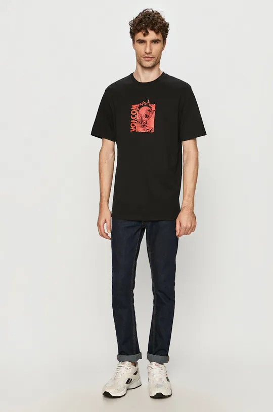 Volcom - T-shirt czarny